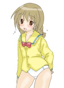 Rating: Explicit Score: 0 Tags: blush bottomless bowtie braid brown_eyes brown_hair clothing female long_hair momose_kurumi no_pants pani_poni_dash! panties rule34 school_uniform serafuku solo standing tied_hair twin_braids twintails underwear white_panties User: bunchy7s Rating: Explicit Score: 0 Tags: blush bottomless bowtie braid brown_eyes brown_hair clothing female long_hair momose_kurumi no_pants pani_poni_dash! panties rule34 school_uniform serafuku solo standing tied_hair twin_braids twintails underwear white_panties User: bunchy7s