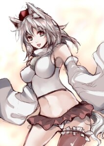 Rating: Safe Score: 0 Tags: absolute_territory accessory animal_humanoid armwear atoshi bare_shoulders bottomwear breasts canid canid_humanoid canine canine_humanoid canis clothing detached_sleeves e621 female garter grey_hair hair humanoid leg_garter legwear looking_at_viewer mammal mammal_humanoid momiji_inubashiri open_mouth panties red_eyes shirt sketch skirt smile solo thigh_highs tight_clothing tight_shirt tight_topwear topwear touhou underwear wolf wolf_humanoid wolf_tail User: bunchy7s