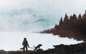 Rating: Safe Score: 0 Tags: ambiguous_gender anthro canid canine canis detailed_background domestic_dog domestic_pet duo e621 feral furries_with_pets leash mammal nature outside plant quadruped scenery sky svartvarg tail tree wood User: bunchy7s