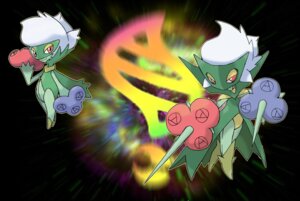Rating: Safe Score: 0 Tags: absurd_res ambiguous_gender badafra duo e621 fakemon flower generation_4_pokemon hi_res humanoid mask mega_evolution nintendo plant pokemon pokemon_(species) roserade thorns User: bunchy7s