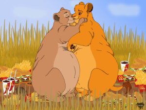 Rating: Questionable Score: 0 Tags: 4:3 blush disney duo e621 felid female feral hi_res lion male mammal mcdonald's nala_(the_lion_king) overweight pantherine simba_(the_lion_king) tail the_lion_king young young_feral zorusky User: bunchy7s