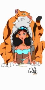 Rating: Explicit Score: 0 Tags: 1:2 2010 bikini black_hair bodily_fluids clothing cum disney disney's_aladdin duo e621 ear_piercing felid female genital_fluids hair hi_res human interspecies jewelry looking_at_viewer male male/female mammal necklace pantherine piercing princess_jasmine_(disney) qlle rajah_(disney) simple_background swimwear tiger two-piece_swimsuit white_background yellow_eyes User: bunchy7s