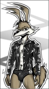 Rating: Questionable Score: 0 Tags: 2013 abs anthro athletic biped brown_body brown_fur bulge canid canine canis chest_tuft clothed clothing coyote e621 fred_e_coyote_(character) fur hair jacket kcee leather leather_clothing leather_jacket leather_topwear looking_at_viewer male mammal muscular muscular_anthro open_clothing open_shirt open_topwear pose shirt solo speedo standing swimwear topwear tuft white_body white_fur User: bunchy7s