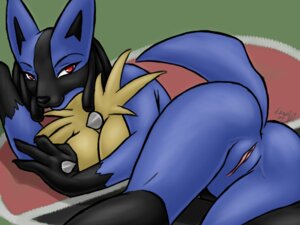 Rating: Explicit Score: 0 Tags: 2007 4:3 anthro anthrofied anus biped black_body black_fur blue_body blue_fur breasts butt canid canine e621 female fur furball generation_4_pokemon genitals looking_at_viewer lucario lying mammal nintendo on_side pokemon pokemon_(species) pokemorph presenting presenting_vulva raised_tail red_eyes ruka solo tail vulva yellow_body yellow_fur User: bunchy7s