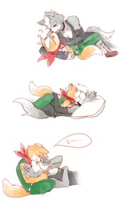 Rating: Safe Score: 0 Tags: anthro ascot black_nose blush bottomwear brown_body brown_fur canid canine canis clothed clothing cuddling duo e621 eye_contact eyes_closed fox fox_mccloud fur green_eyes grey_body grey_fur hug japanese_text kemono kerchief kiiko kissing licking looking_at_another lying male male/male mammal multiple_scenes nintendo on_back pants pillow romantic romantic_couple scar scarf shirt side_view simple_background sitting spread_legs spreading star_fox tank_top text tongue tongue_out topwear toraji white_background wolf wolf_o'donnell User: bunchy7s Rating: Safe Score: 0 Tags: anthro ascot black_nose blush bottomwear brown_body brown_fur canid canine canis clothed clothing cuddling duo e621 eye_contact eyes_closed fox fox_mccloud fur green_eyes grey_body grey_fur hug japanese_text kemono kerchief kiiko kissing licking looking_at_another lying male male/male mammal multiple_scenes nintendo on_back pants pillow romantic romantic_couple scar scarf shirt side_view simple_background sitting spread_legs spreading star_fox tank_top text tongue tongue_out topwear toraji white_background wolf wolf_o'donnell User: bunchy7s