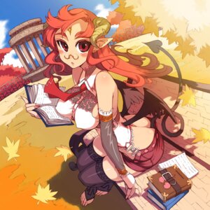 Rating: Questionable Score: 0 Tags: 1:1 armwear barefoot big_breasts blush book breasts bridal_gauntlets butt claws clothing e621 elbow_gloves eyewear feet female glasses gloves hair handwear horn humanoid_pointy_ears kusanagi_tonbo leaf legwear long_hair long_nails nails nipples pointy_ears red_eyes red_hair solo spade_tail tail thigh_highs wide_hips wings User: bunchy7s