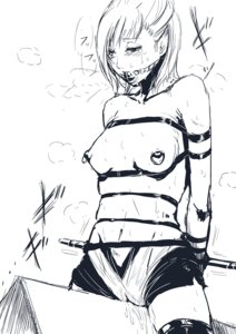 Rating: Explicit Score: 0 Tags: ball_gag blush bondage breasts female female_only final_fantasy final_fantasy_xi gag gagged human hume_(artist) monochrome nipple_piercing nipple_rings nipples panties piercing pussy pussy_juice rule34 short_hair slave solo sweat tears torment trembling underwear wet wet_panties wooden_horse User: bunchy7s