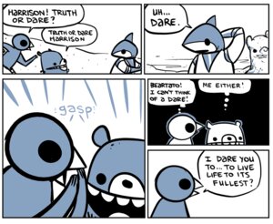 Rating: Safe Score: 0 Tags: 2008 ambiguous_gender anthro aquatic avian beach beak bear beartato bird comic dialogue e621 english_text fish harrison_(nedroid) humor male mammal nedroid outside reginald_(nedroid) seaside shark speech_bubble text truth_or_dare what User: bunchy7s Rating: Safe Score: 0 Tags: 2008 ambiguous_gender anthro aquatic avian beach beak bear beartato bird comic dialogue e621 english_text fish harrison_(nedroid) humor male mammal nedroid outside reginald_(nedroid) seaside shark speech_bubble text truth_or_dare what User: bunchy7s