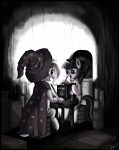 Rating: Questionable Score: 0 Tags: blood bodily_fluids book candle cape clothing duo e621 equid equine female friendship_is_magic fur greyscale hair hasbro horn knife mammal monochrome my_little_pony mythological_creature mythological_equine mythology ponykillerx smile tail trixie_(mlp) twilight_sparkle_(mlp) unavailable_at_source unicorn User: bunchy7s