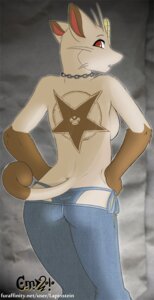 Rating: Questionable Score: 0 Tags: anthro anthrofied biped blue_bottomwear blue_clothing bottomwear breasts butt clothed clothing collar digital_media_(artwork) e621 felid female fur generation_1_pokemon gloves_(marking) inverted_pentacle jewelry lapinstein looking_at_viewer looking_back mammal markings meowth necklace nintendo occult_symbol open_mouth panties panty_peek pentacle pentagram pokemon pokemon_(species) pokemorph portrait rear_view side_boob solo standing symbol tail three-quarter_portrait topless underwear User: bunchy7s