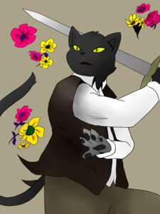 Rating: Safe Score: 0 Tags: 3:4 anthro classy clothing domestic_cat e621 felid feline felis flower holding_melee_weapon holding_object holding_sword holding_weapon hysk male mammal melee_weapon plant simple_background solo sword tail topwear vest weapon User: bunchy7s Rating: Safe Score: 0 Tags: 3:4 anthro classy clothing domestic_cat e621 felid feline felis flower holding_melee_weapon holding_object holding_sword holding_weapon hysk male mammal melee_weapon plant simple_background solo sword tail topwear vest weapon User: bunchy7s