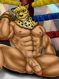 Rating: Explicit Score: 0 Tags: 3:4 abs animal_head animal_humanoid balls bdsm biceps big_muscles big_penis bodily_fluids bondage bound e621 erection eurobeat felid fighting_ring for_a_head fur genital_fluids genitals hi_res humanoid king_(tekken) leopard male mammal mask muscular muscular_male nipples nude pantherine pecs penis precum presenting restraints rope rope_bondage solo spread_legs spreading submissive submissive_male tekken thick_penis vein yellow_eyes User: bunchy7s