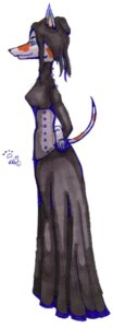 Rating: Safe Score: 0 Tags: 2006 anthro canid canine canis clothing domestic_dog dress e621 female greyhound hi_res hunting_dog mammal marker_(artwork) mixed_media pen_(artwork) raven-stormwind sighthound solo traditional_media_(artwork) User: bunchy7s