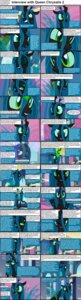 Rating: Safe Score: 0 Tags: 2012 absurd_res arthropod celestias_servant_interview changeling_(mlp) comic e621 english_text equid fangs female feral friendship_is_magic green_eyes green_hair greeting hair hasbro hi_res hole_(anatomy) horn insect_wings inside interview mammal my_little_pony queen_chrysalis_(mlp) solo teeth text wall_of_text wings User: bunchy7s