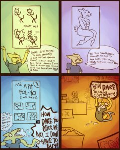 Rating: Explicit Score: 0 Tags: angry anthro anus bodily_fluids breasts brown_body brown_fur canid canine canis capitalism chaosie clothed clothing comic commentary complaining cum dialogue digital_media_(artwork) domestic_cat domestic_dog drama duo e621 english_text exclamation_point felid feline felis female fur genital_fluids genitals hi_res humor jerry_(mistresssparkles) lagomorph leporid lol_comments male mammal mistresssparkles money nipples price rabbit rant screaming sharp_teeth shopping solo_focus store teeth text the_truth thestory vulva wide_eyed yelling yellow_body yellow_fur User: bunchy7s