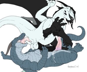 Rating: Explicit Score: 0 Tags: 2011 69_position anal anus balls big_penis black_penis bodily_fluids claws cum cum_while_rimmed cum_while_rimming dragon drooling duo e621 erection european_mythology eyes_closed feral feral_on_feral genital_fluids genitals handjob handjob_while_rimming horn licking looking_pleasured male male/male male_penetrated male_penetrating male_penetrating_male membrane_(anatomy) membranous_wings mercy_(mercy) muscular mythological_creature mythological_scalie mythology narse_(character) necrodrone nude open_mouth oral paws penetration penile penis precum raised_leg reach_around rimming saliva scalie sex signature simple_background spread_legs spreading stroke tail tongue tongue_out vein western_dragon white_background wings User: bunchy7s