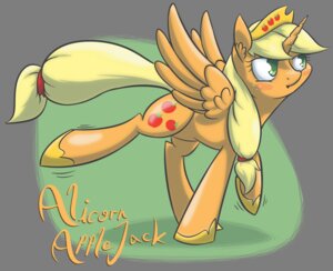 Rating: Safe Score: 0 Tags: absurd_res alpha_channel alternate_species applejack_(mlp) blonde_hair blush crown cutie_mark e621 equid equine feathered_wings feathers female feral freckles friendship_is_magic fur green_eyes hair hasbro headgear hi_res horn long_hair mammal my_little_pony mythological_creature mythological_equine mythology open_mouth orange_body orange_fur ponytail silverblazebrony smile solo text winged_unicorn wings User: bunchy7s