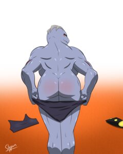 Rating: Questionable Score: 0 Tags: 2013 4:5 anthro back_boob belt bent_over big_breasts big_butt biped breasts butt clothed clothing clothing_pull e621 fangs female generation_1_pokemon glistening grey_body huge_breasts looking_at_viewer looking_back machoke mooning muscular muscular_anthro muscular_female nintendo panties panties_down panty_pull partially_clothed pokemon pokemon_(species) presenting presenting_hindquarters rear_view red_eyes shirt slypon smile solo standing tank_top teeth topless topwear underwear underwear_down underwear_pull undressing User: bunchy7s