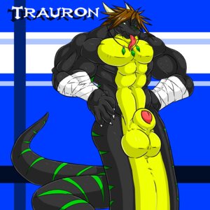 Rating: Explicit Score: 0 Tags: 1:1 abs abstract_background animal_genitalia anthro balls bandage biceps big_balls biped black_body black_scales brown_hair claws danandnite e621 forked_tongue genitals green_body green_eyes green_scales green_stripes grin hair hands_on_hips horn humanoid_genitalia humanoid_penis looking_at_viewer male muscular muscular_anthro muscular_male nude pecs penis penis_tip pose presenting red_penis reptile scales scalie sheath smile snake solo standing stripes tongue tongue_out trauron yellow_body yellow_scales User: bunchy7s