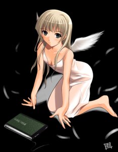 Rating: Explicit Score: 0 Tags: angel barefoot down_blouse female green_eyes honda_naoki light_brown_hair original rule34 wings User: bunchy7s