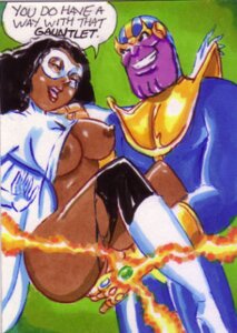 Rating: Explicit Score: 0 Tags: 1boy 1girls avengers captain_marvel dark-skinned_female dark_skin female infinity_gauntlet interspecies joe_gravel male marvel marvel_comics monica_rambeau photon_(marvel) purple-skinned_male purple_skin rule34 thanos villain_on_heroine User: bunchy7s