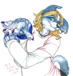 Rating: Safe Score: 0 Tags: anthro blonde_hair blue_eyes canid canine canis clothing domestic_dog e621 ear_piercing ear_ring english_text fangs female fightbite fur glamfur grey_body grey_fur hair jewelry mammal necklace piercing pit_bull ring_piercing shirt simple_background smug solo t-shirt tail teeth text topwear zeriara User: bunchy7s Rating: Safe Score: 0 Tags: anthro blonde_hair blue_eyes canid canine canis clothing domestic_dog e621 ear_piercing ear_ring english_text fangs female fightbite fur glamfur grey_body grey_fur hair jewelry mammal necklace piercing pit_bull ring_piercing shirt simple_background smug solo t-shirt tail teeth text topwear zeriara User: bunchy7s