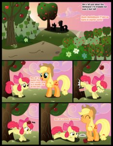 Rating: Safe Score: 0 Tags: apple apple_bloom_(mlp) applejack_(mlp) blonde_hair clothing cloud comic cutie_mark derp_eyes e621 earth_pony english_text equid equine female feral food friendship_is_magic fruit green_eyes hair hasbro hat headgear headwear hi_res horse mammal my_little_pony ohthatandy orange_body outside plant pony quadruped red_eyes red_hair sibling_(lore) sister_(lore) sisters_(lore) sky sweet_apple_acres tail text tree wood yellow_body young young_feral User: bunchy7s