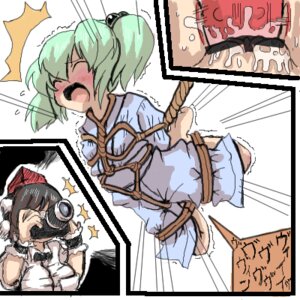 Rating: Explicit Score: 0 Tags: 2d bondage female female_only multiple_females multiple_girls nitori_kawashiro rule34 shameimaru_aya tagme taking_picture touhou User: bunchy7s