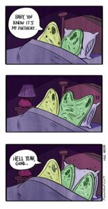 Rating: Questionable Score: 0 Tags: 2014 ambiguous_gender amoeba_(organism) bacteria_(organism) bed bedding birthday blanket cell_(organism) cell_proliferation clone comic dialogue duo e621 english_text fission furniture goo_creature group happy hi_res humor imminent_sex inside lamp micro_organism_(organism) mike_nassar mitosis motion_lines night not_furry on_bed on_pillow pillow proliferation romantic romantic_couple sibling_(lore) speech_bubble splitting text trio twins_(lore) under_covers User: bunchy7s