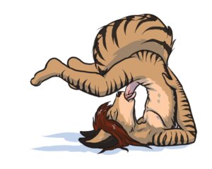 Rating: Explicit Score: 0 Tags: 5:4 auto_penis_lick autofellatio black_nose brown_body brown_fur brown_hair canid canine canis danji-isthmus digital_drawing_(artwork) digital_media_(artwork) e621 erection eyes_closed felid fur genitals hair humanoid_genitalia humanoid_penis hybrid jackal legs_up licking lying male mammal masturbation nude on_back oral oral_masturbation oral_penetration pantherine penetration penile penile_masturbation penis self_lick side_view simple_background solo stiefel stripes tail tiger tongue tongue_out upside_down white_background User: bunchy7s