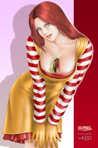 Rating: Questionable Score: 0 Tags: 2004 blue_eyes breasts burger catsup cleavage clothed clothing colored crossgender dress e621 female food food_fetish food_play gloves grandfathered_content hair handwear human human_only japanese_text ketchup leaning leaning_forward long_hair mammal mascot mcdonald's mtf_crossgender not_furry red_hair ronald_mcdonald solo teeth text toten what yellow_clothing yellow_dress yellow_gloves yellow_handwear User: bunchy7s