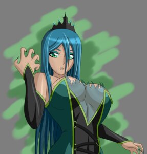 Rating: Safe Score: 0 Tags: alpha_channel alternate_species big_breasts blue_hair breasts e621 female friendship_is_magic green_eyes hair hasbro hi_res human humanized long_hair mammal my_little_pony not_furry queen_chrysalis_(mlp) solo zantyarz User: bunchy7s