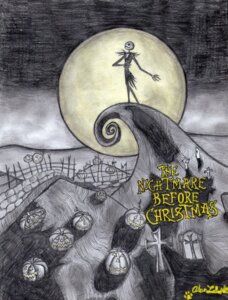 Rating: Safe Score: 0 Tags: 2012 absurd_res alin_raven ambiguous_gender cemetery christmas colored_pencil_(artwork) crayon_(artwork) e621 food fruit grave hi_res holidays jack-o'-lantern jack_skellington mixed_media painting_(artwork) plant pronounced_browridge pumpkin solo the_nightmare_before_christmas tim_burton_style traditional_media_(artwork) undead User: bunchy7s