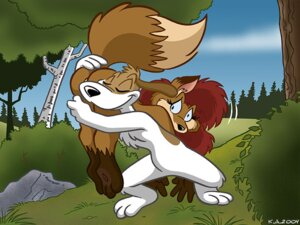 Rating: Questionable Score: 0 Tags: 2004 3_toes 4:3 4_fingers anthro black_nose blue_eyes brown_body brown_fur butt canid canine canis carrying_another casual_nudity cloud day dipstick_ears dipstick_tail domestic_dog duo e621 ear_markings eyebrows eyelashes eyes_closed featureless_crotch feet female fingers fluffy fluffy_tail fox fur gloves_(marking) grass hair hand_on_butt karri_aronen leg_markings long_hair looking_back male mammal markings multicolored_body multicolored_ears multicolored_fur multicolored_tail nature nude outside paws phoxhunt plant raised_tail red_hair shoulder_carry sky slim smile social_nudity socks_(marking) tail tail_markings tan_body tan_fur toes toony tree white_body white_fur User: bunchy7s