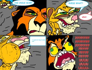 Rating: Questionable Score: 0 Tags: angry comic dialogue digital_media_(artwork) disfigured disney duo e621 english_text felid feral lion male mammal meme pantherine pride_rock rage_comic scar scar_(the_lion_king) simba_(the_lion_king) text the_lion_king unknown_artist why User: bunchy7s Rating: Questionable Score: 0 Tags: angry comic dialogue digital_media_(artwork) disfigured disney duo e621 english_text felid feral lion male mammal meme pantherine pride_rock rage_comic scar scar_(the_lion_king) simba_(the_lion_king) text the_lion_king unknown_artist why User: bunchy7s