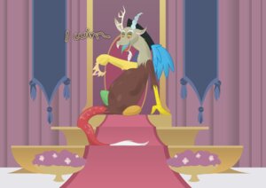Rating: Questionable Score: 0 Tags: absurd_res chair chimera digestion discord_(mlp) draconequus duo e621 feathered_wings feathers friendship_is_magic furniture hasbro hi_res horn male my_little_pony princess princess_celestia_(mlp) royalty semi-anthro simple_background tail tail_tuft throne tongue tuft unknown_artist vore wings User: bunchy7s