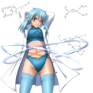 Rating: Questionable Score: 0 Tags: 1:1 2008 accessory blue_eyes blue_hair camel_toe clothed clothing coat diagram e621 female grandfathered_content hair hair_accessory heterochromia human human_only huyase lab_coat legwear looking_at_viewer mammal not_furry orange_eyes physics science simple_background solo thigh_highs topwear underwear white_background User: bunchy7s