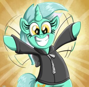 Rating: Safe Score: 0 Tags: amber_eyes clothing cutie_mark daniel-sg e621 equid equine female feral friendship_is_magic fur gesture green_body green_fur hair hasbro hoodie horn long_hair looking_at_viewer lyra_heartstrings_(mlp) mammal multicolored_hair my_little_pony mythological_creature mythological_equine mythology open_mouth smile solo standing teeth topwear two_tone_hair unicorn waving yellow_eyes User: bunchy7s