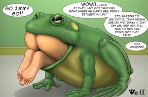 Rating: Explicit Score: 0 Tags: ambiguous_gender ambiguous_pred amphibian black_eyes bodily_fluids butt carnivore_cafe comic copyright_symbol dialogue digital_media_(artwork) drooling duo e621 educational english_text explanation feet female female_prey feral feral_pred frog human human_prey male mammal meme nude oral_vore paws pd_(artist) saliva semi_willing_vore simple_background symbol text the_more_you_know vore what_has_science_done willing_prey User: bunchy7s
