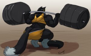 Rating: Safe Score: 0 Tags: amphicyon_ingens anthro barbell biceps big_butt black_hair bra braided_hair butt clothing crouching e621 exercise female hair holding_object kazecat long_hair long_tail mammal muscular muscular_anthro muscular_female piercing simple_background solo spandex sports_bra super_strength superpowers tail thick_thighs tight_clothing underwear volvoretta_obomsawin weightlifting weights workout User: bunchy7s