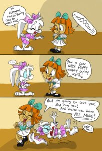 Rating: Safe Score: 0 Tags: accessory anthro bow_(feature) bow_accessory bow_ribbon clothed clothing comic dialogue duo e621 elmyra_duff english_text eye_contact female hair_accessory hair_bow hair_ribbon human lagomorph leporid looking_at_another lulu_(artist) mammal rabbit ribbons text tiny_toon_adventures uhoh warner_brothers User: bunchy7s