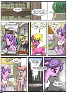 Rating: Questionable Score: 0 Tags: cherry_berry_(mlp) comic dialogue e621 english_text equid equine female female/female feral friendship_is_magic group hasbro horse john_joseco mammal my_little_pony pink_pearl_(mlp) pony quadruped tail text User: bunchy7s