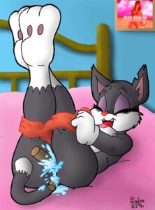 Rating: Explicit Score: 0 Tags: 2004 animaniacs anthro bed breasts cat color dildo feline female female_only fur furry furry_only grey_fur indoors insertion le_pete lying masturbation nipples on_back rita_(animaniacs) rita_and_runt rule34 solo tagme white_fur User: bunchy7s