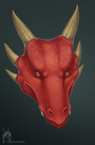 Rating: Safe Score: 0 Tags: absurd_res ambiguous_gender disembodied_head dragon e621 grey_background headshot_portrait hi_res horn leatificat mythological_creature mythological_scalie mythology portrait red_eyes scalie simple_background solo tusks User: bunchy7s