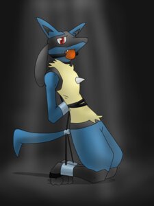 Rating: Explicit Score: 0 Tags: 3:4 ambiguous_gender anthro ball_gag bdsm black_body black_fur blue_body blue_fur bondage bound canid canine e621 fur gag gagged generation_4_pokemon hands_behind_back kuro-no-yuki_(artist) lucario mammal nintendo pokemon pokemon_(species) red_eyes solo submissive submissive_ambiguous tail yellow_body yellow_fur User: bunchy7s