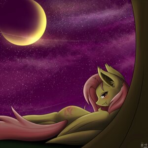 Rating: Safe Score: 0 Tags: 1:1 artist_collaboration bat_pony bat_wings blush butt cloud cutie_mark e621 equid fangs female feral flutterbat_(mlp) fluttershy_(mlp) friendship_is_magic fur hair hasbro hi_res hybrid long_hair looking_at_viewer looking_back mammal membrane_(anatomy) membranous_wings moon muraofdemons my_little_pony outside pink_hair plant red_eyes silverfox057 sky smile solo star teeth tree wings yellow_body yellow_fur User: bunchy7s