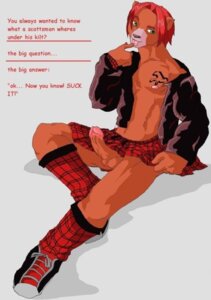 Rating: Explicit Score: 0 Tags: abs alin_raven anthro balls bear biceps big_penis biped black_clothing black_topwear bottomwear brown_bear brown_body brown_fur clothed clothing digital_media_(artwork) e621 english_text erection fur genitals green_eyes grizzly_bear hair kilt looking_at_viewer male mammal muscular muscular_anthro muscular_male nipples nude partially_clothed pattern_clothing pecs penis plaid plaid_clothing scottish solo tartan_bottomwear tartan_legwear tattoo text tongue topwear ursine User: bunchy7s