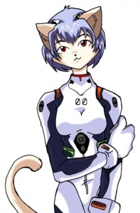 Rating: Safe Score: 0 Tags: :3 alternate_species blue_hair clothed clothing domestic_cat e621 felid feline felis female furrification hair hi_res looking_at_viewer mammal neon_genesis_evangelion pawmark pawmarks plugsuit red_eyes rei_ayanami simple_background smile solo tail tight_clothing white_background User: bunchy7s