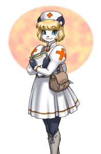 Rating: Safe Score: 0 Tags: alternative_fashion anthro bag bear blonde_hair clipboard clothed clothing demi-gigot_sleeves dr_comet e621 female giant_panda gigot_sleeves hair hat headgear headwear hi_res holding_clipboard holding_object j-fashion lolita_(fashion) looking_at_viewer mammal nurse nurse_clothing nurse_hat nurse_headwear nurse_lolita nurse_uniform red_cross simple_background solo uniform User: bunchy7s