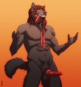 Rating: Explicit Score: 0 Tags: animal_genitalia animal_penis anthro balls biped black_body black_fur canid canine canine_genitalia canine_penis canis collar e621 ear_piercing erection eyewear fangs front_view fur genitals glasses hair kannos knot leash leash_in_mouth male mammal mouth_hold nero_lupatus nipple_piercing nipples nude object_in_mouth offering_leash penis piercing pubes red_hair red_penis seductive solo standing teeth vein veiny_penis walkies wolf User: bunchy7s